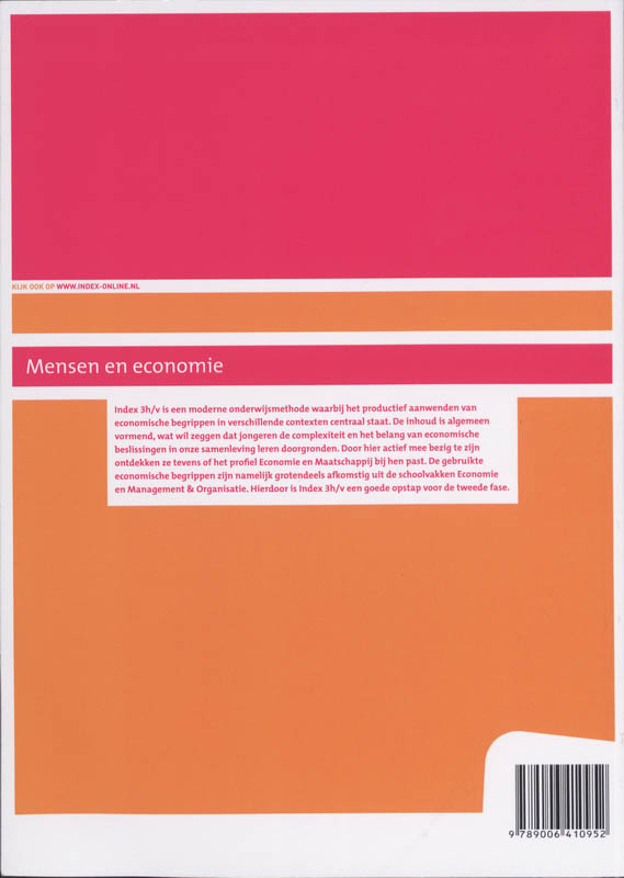 Achterkant van Mensen en economie