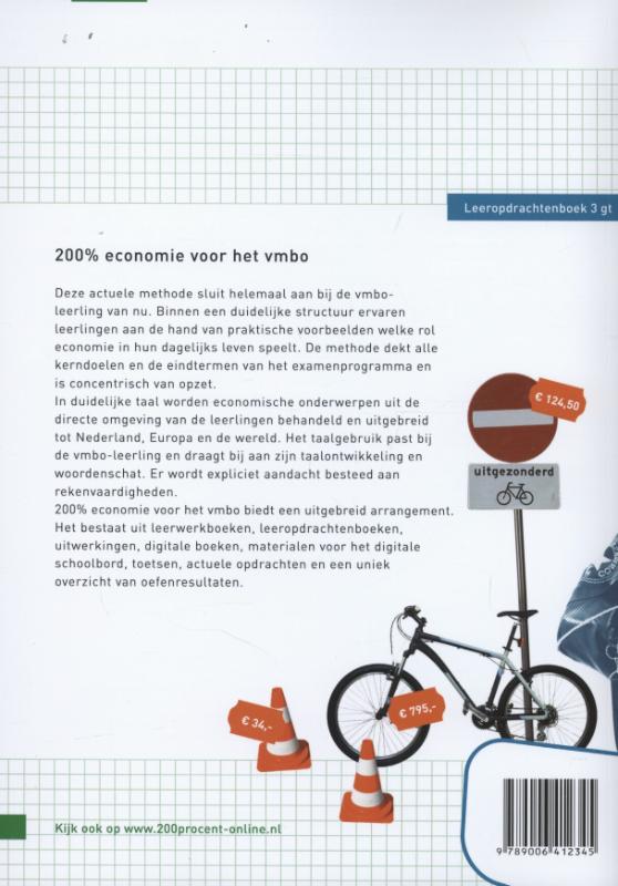 Achterkant van Leeropdrachtenboek