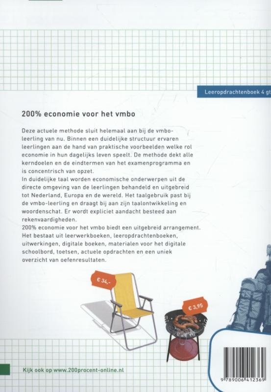 Achterkant van Leeropdrachtenboek