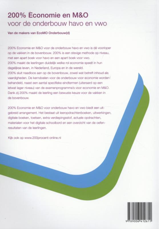 Achterkant van Leeropdrachtenboek