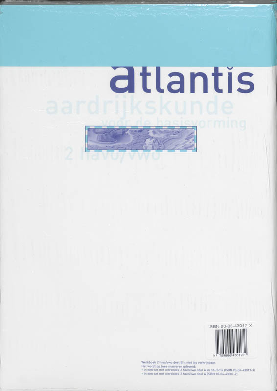 Achterkant van Werkboek A+B