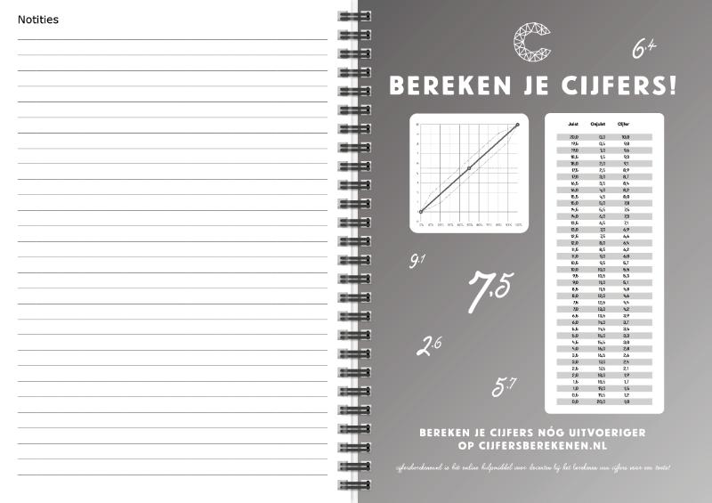 Achterkant van ThiemeMeulenhoff Docentenagenda 2021-2022