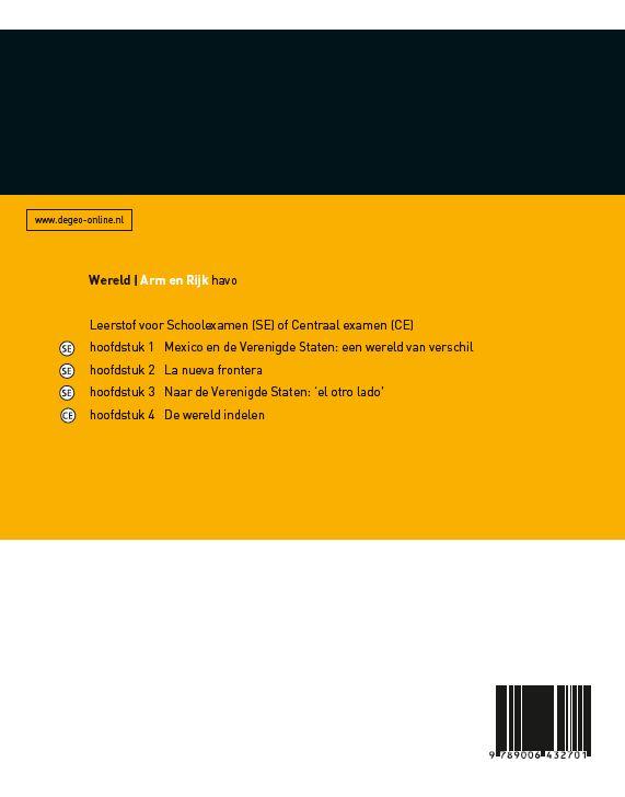 Achterkant van Studieboek