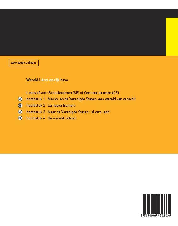 Achterkant van Leer-en opdrachtenboek