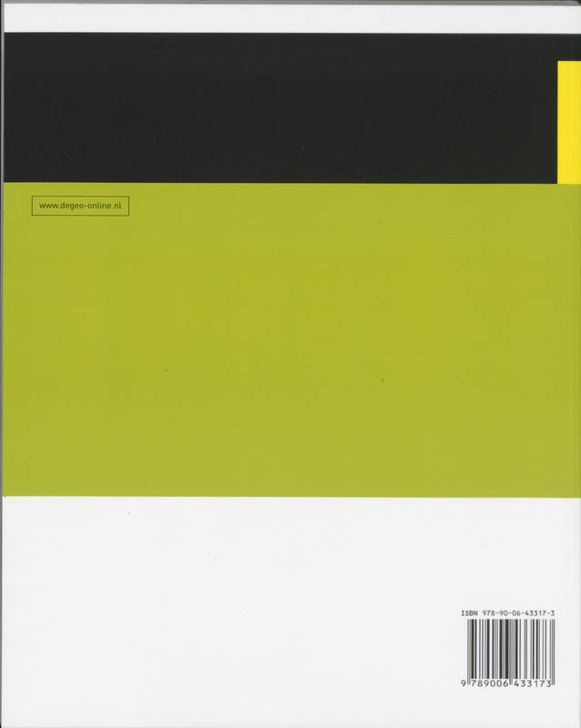 Achterkant van Leer-opdrachtenboek