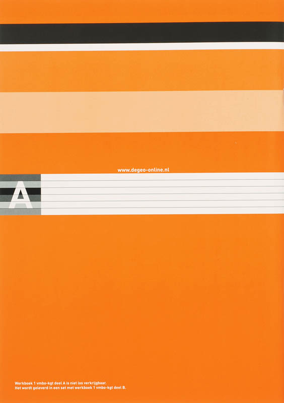 Achterkant van Werkboek A/B