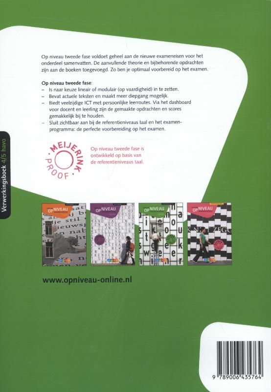 Achterkant van Verwerkingsboek