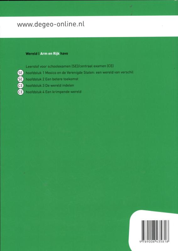 Achterkant van Werkboek