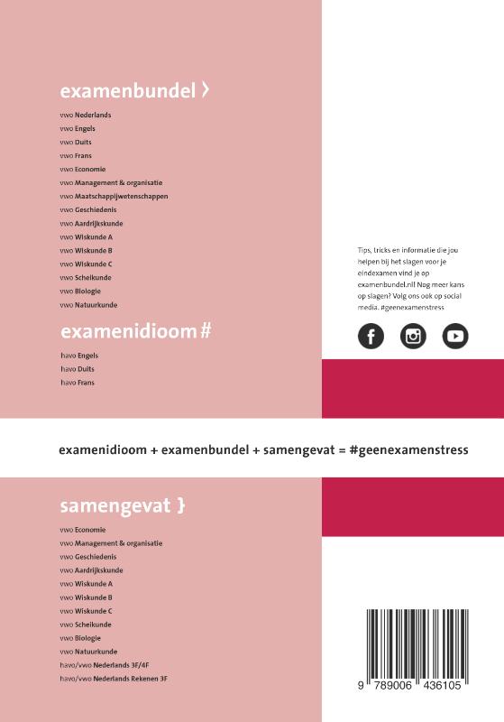 Achterkant van vwo Aardrijkskunde