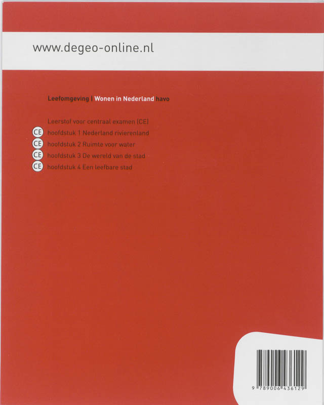 Achterkant van Studieboek