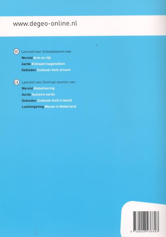 Achterkant van Werkboek
