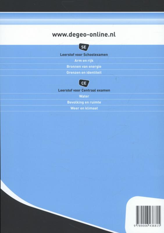 Achterkant van Werkboek