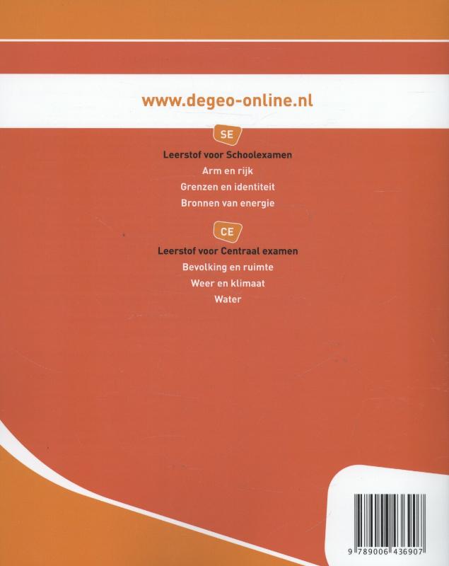 Achterkant van Lesboek SE