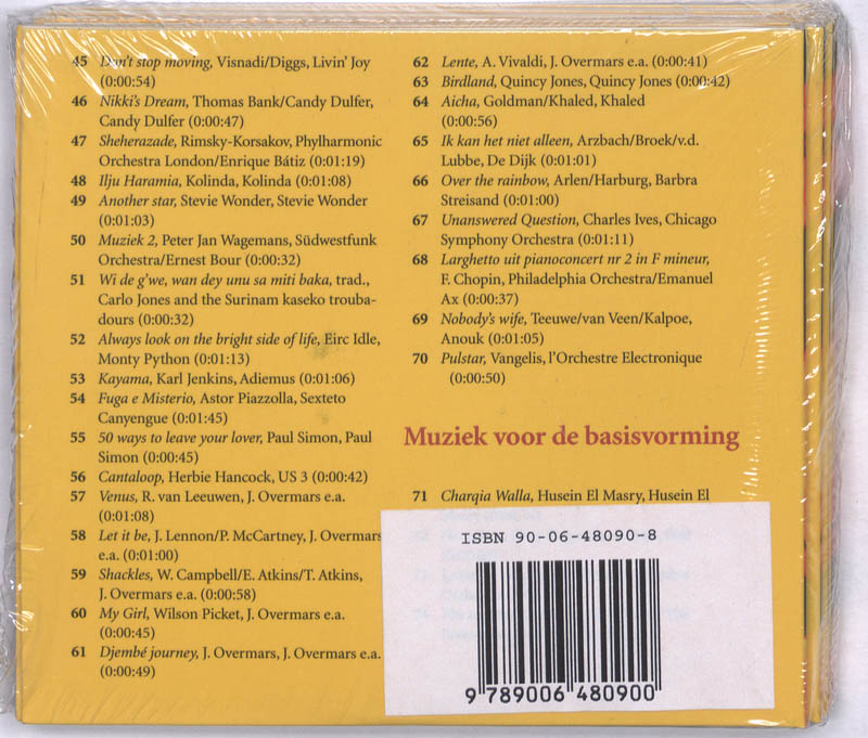 Achterkant van Leerlingen-cd