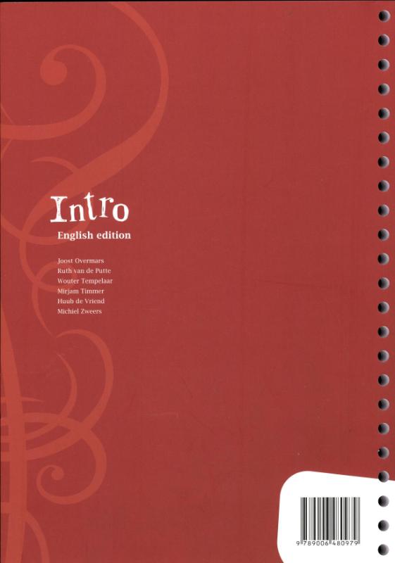 Achterkant van Werkboek