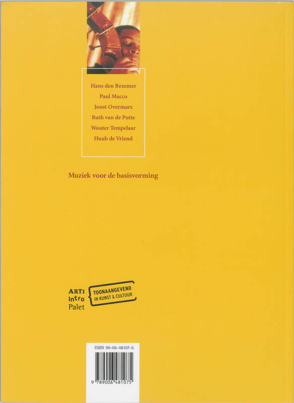 Achterkant van Leerboek