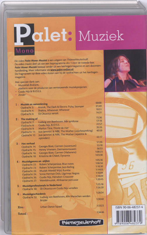 Achterkant van Muziek
