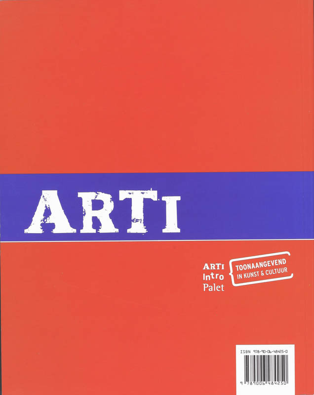 Achterkant van Kunstboek THV
