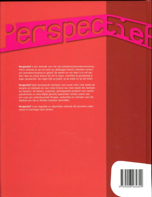 Achterkant van Lesboek