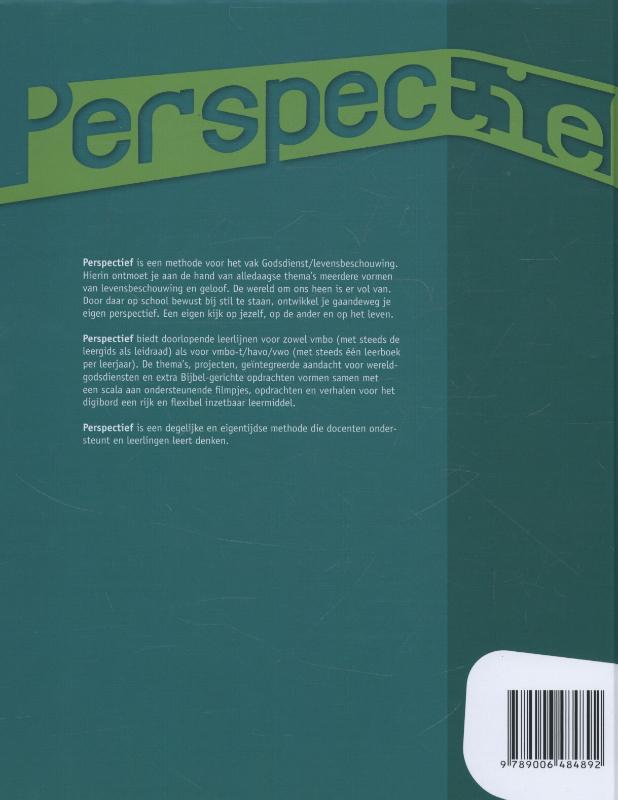Achterkant van Leer-opdrachtenboek
