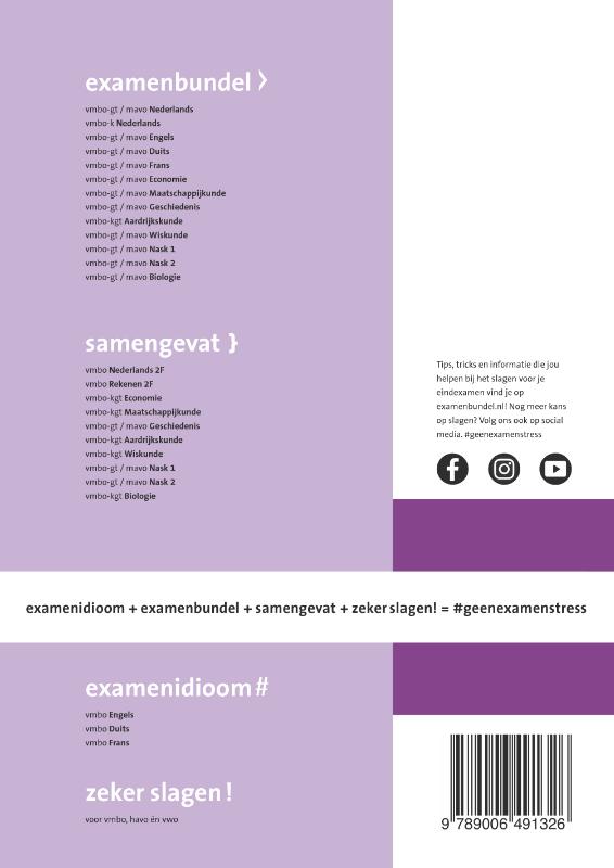 Achterkant van vmbo-gt/mavo Maatschappijkunde 2021/2022
