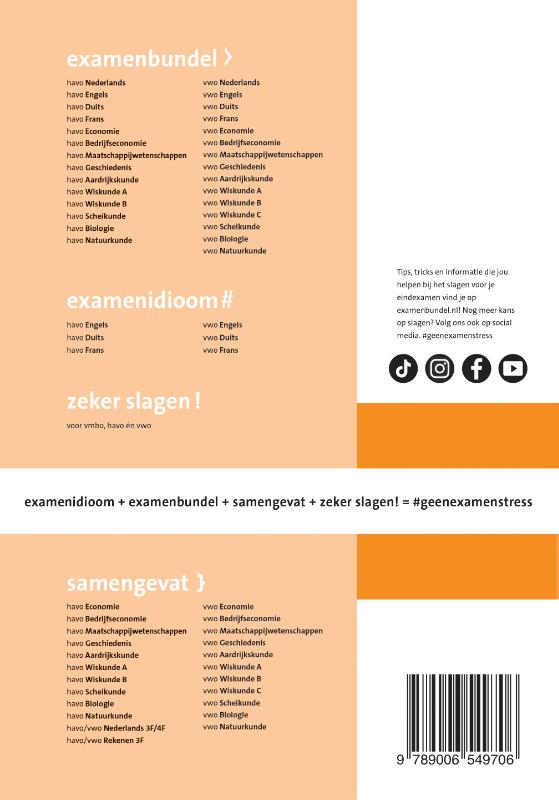 Achterkant van havo/vwo Nederlands 3F/4F