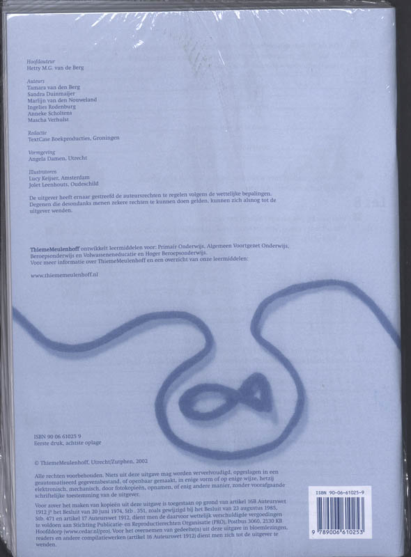 Achterkant van Werkschrift