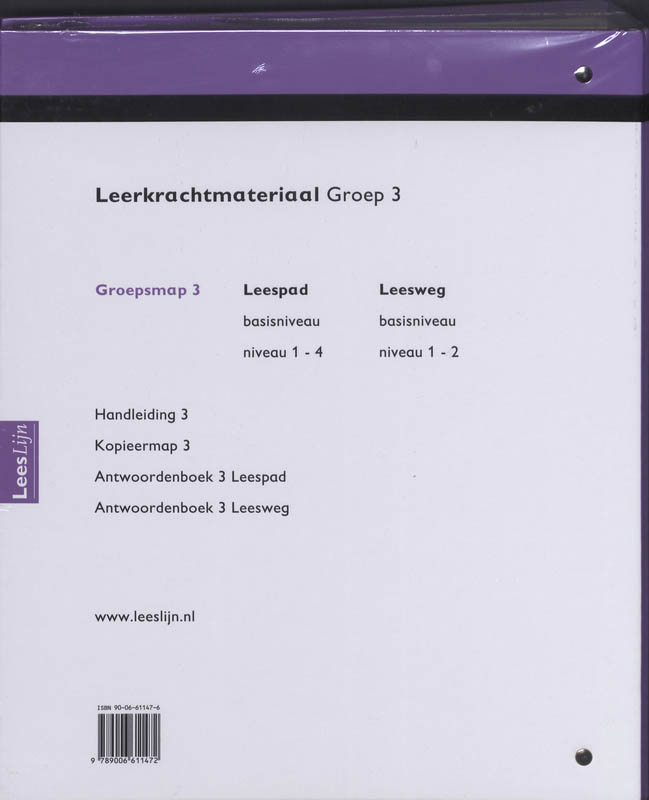 Achterkant van Groepsmap