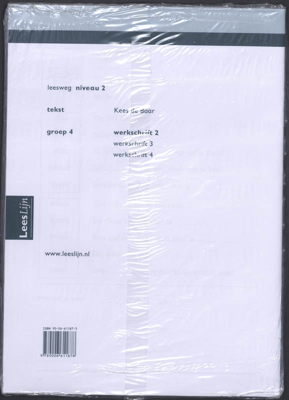Achterkant van Leeslijn Nieuw Leesweg werkschrift 2 (set 5 ex)