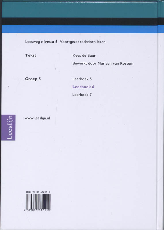 Achterkant van Leerboek