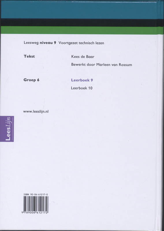 Achterkant van Leerboek