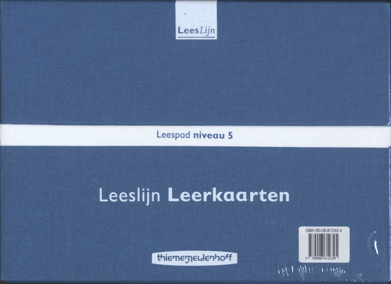 Achterkant van Leeslijn Nieuw Leespad leerkaarten niv 5