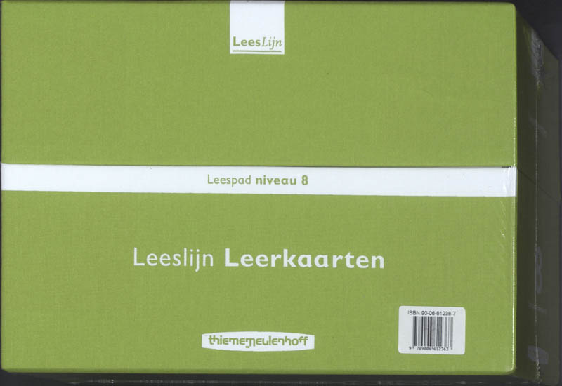 Achterkant van Leeslijn Nieuw Leespad leerkaarten niv 8
