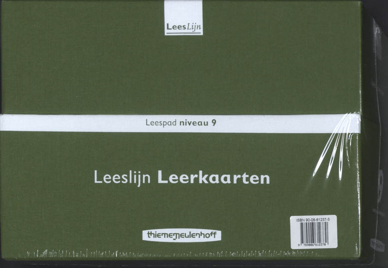 Achterkant van Leeslijn Nieuw Leespad leerkaarten niv 9