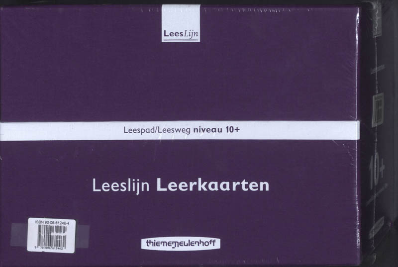 Achterkant van Leeslijn Nieuw Leespad/weg leerkaarten niv 10+