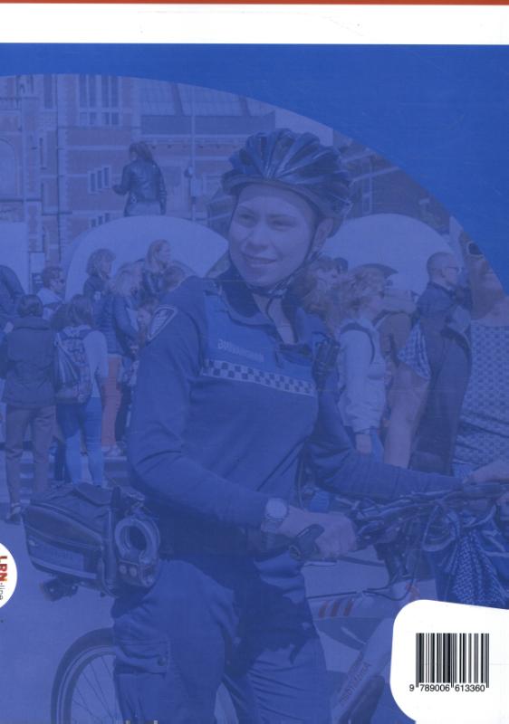 Achterkant van MIXED LRN-line boek Geuniformeerde dienstverlening en veiligheid 3/4 vmbo