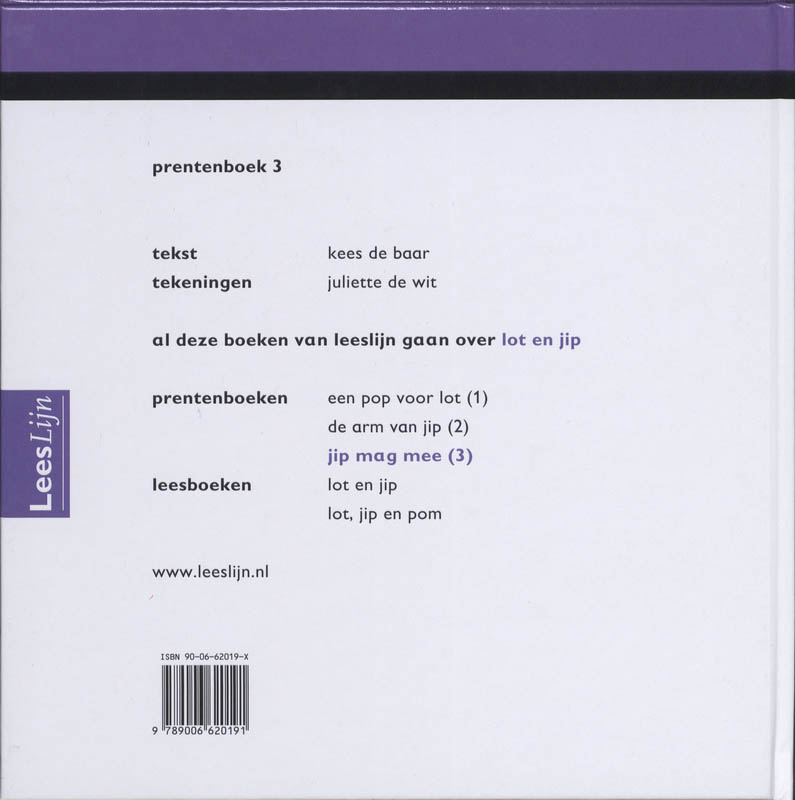 Achterkant van Lot en Jip