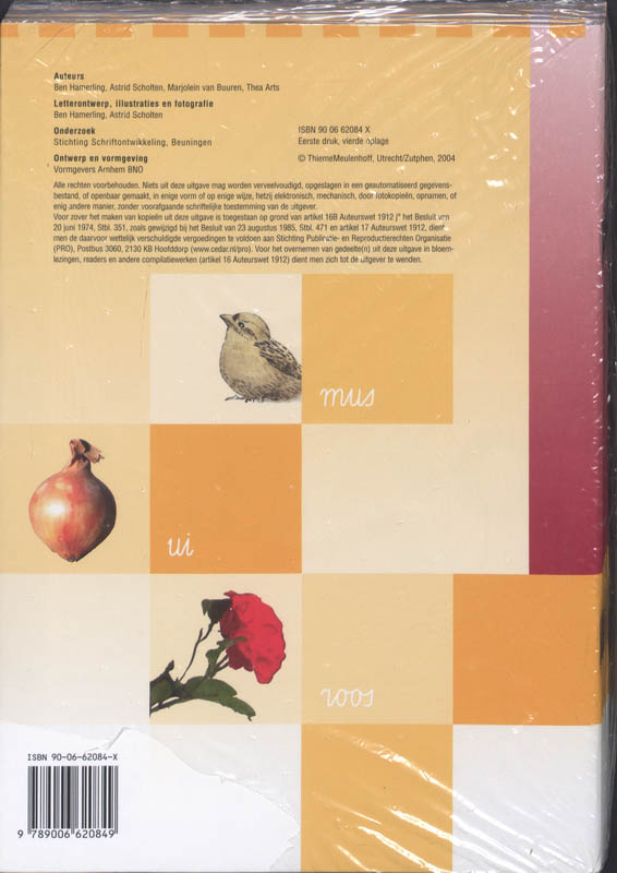 Achterkant van Schrift Schrijfschrift 3-1 A (set 5 ex)