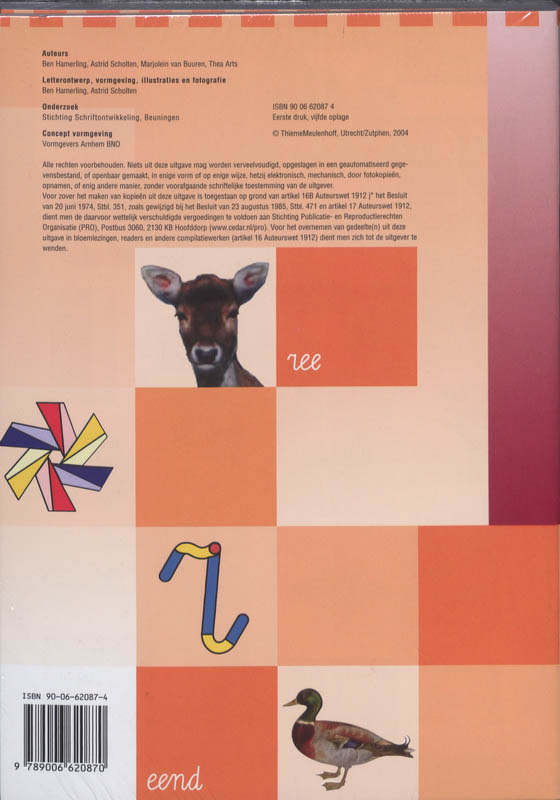 Achterkant van Schrift Schrijfschrift 3-3 (set 5 ex)