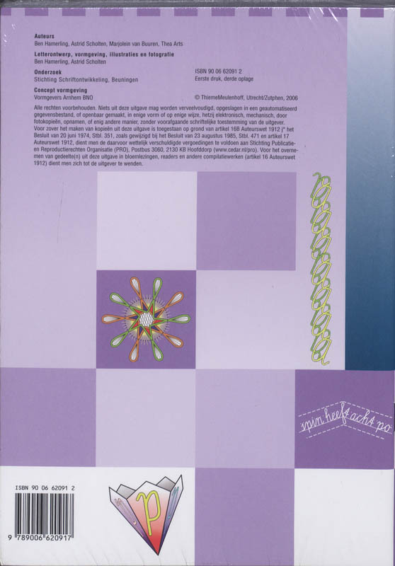 Achterkant van Schrift Schrijfschrift 5-1 (set 5 ex)