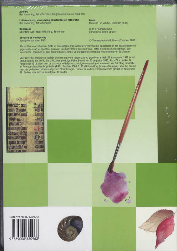 Achterkant van Schrift Schrijfschrift 7 (5ex)
