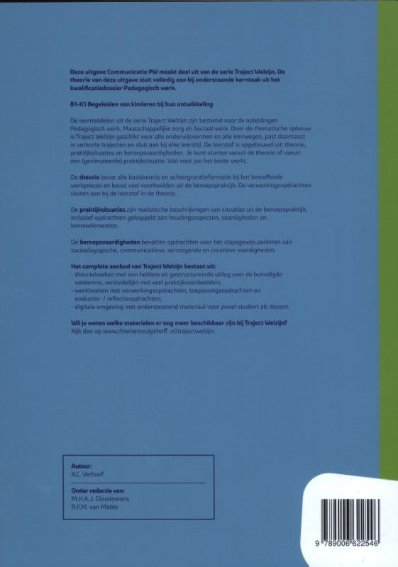 Achterkant van werkboek niveau 3/4