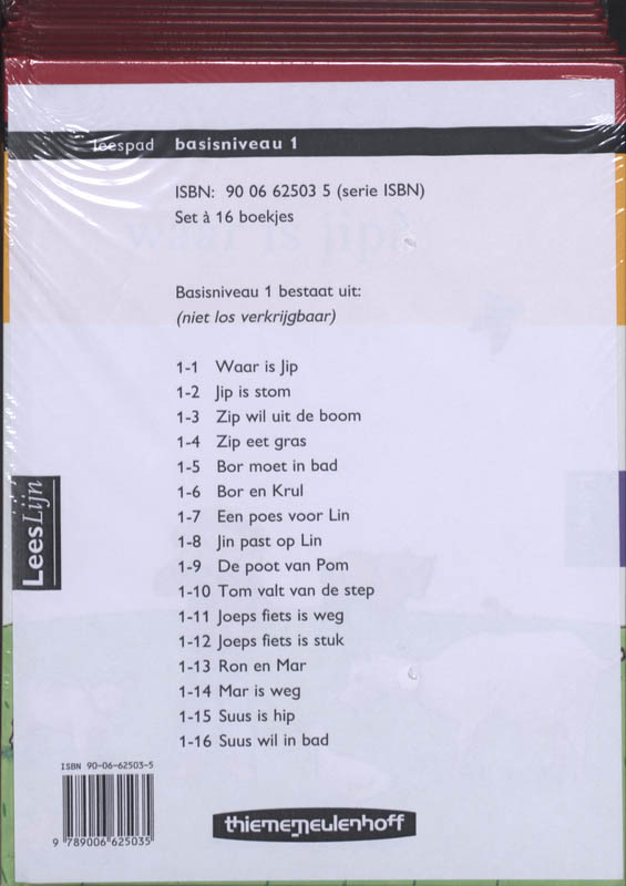 Achterkant van niveau 1-16