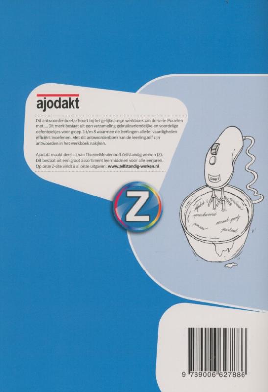 Achterkant van Antwoordenboek