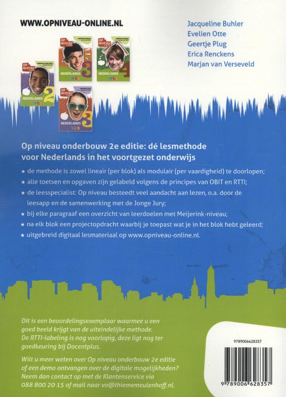 Achterkant van Leeropdrachtenboek