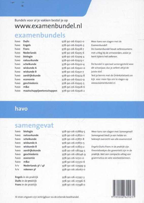 Achterkant van Havo