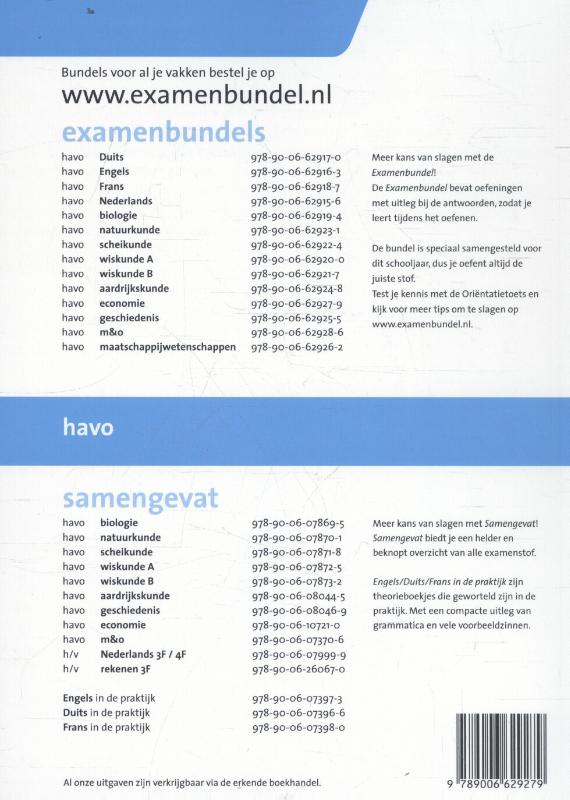 Achterkant van havo