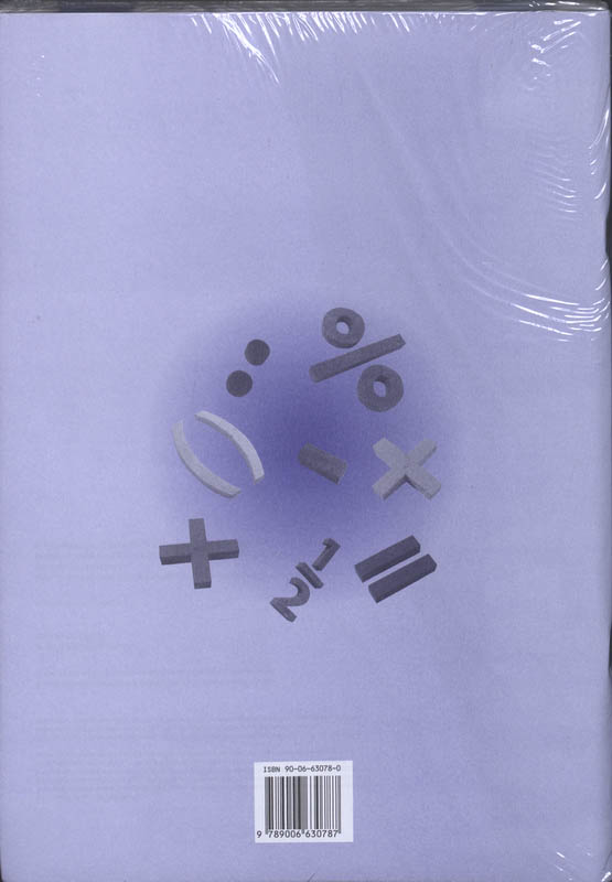 Achterkant van Alles telt Maatschrift 8a (set a 5 ex.)