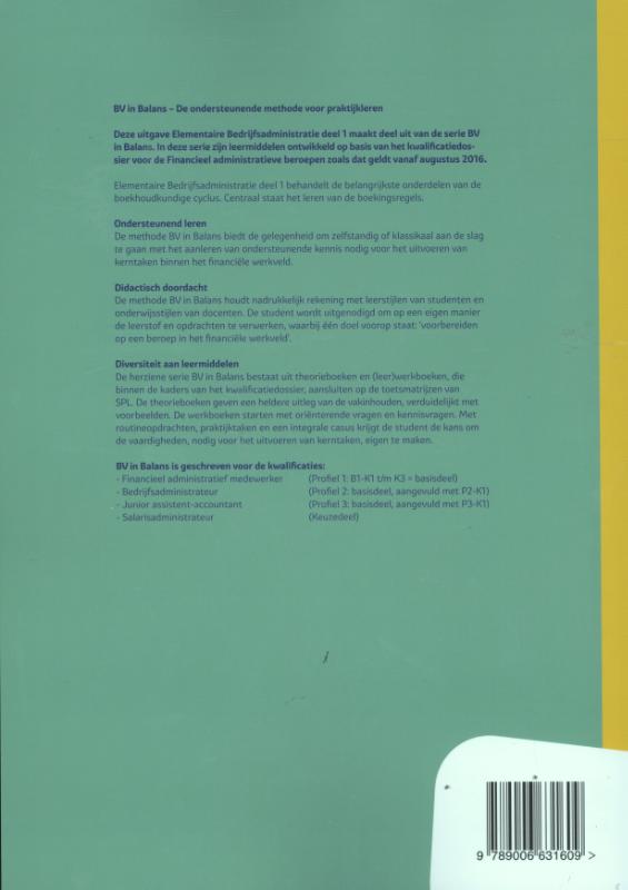 Achterkant van Werkboek