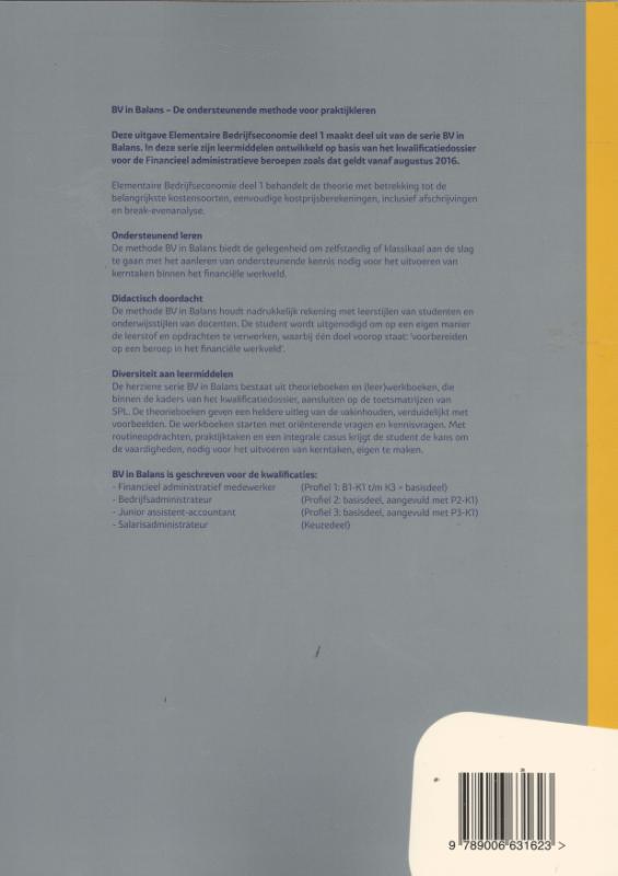 Achterkant van Werkboek